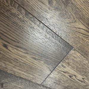 Smoked Oak 6/20mm x 186mm x Random Lengths Brushed & Oiled Wood Flooring