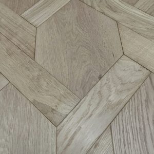 Mansion Weave Geometric Parquet 4/15mm Unfinished Wood Flooring