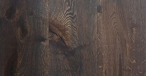 Dark wood flooring
